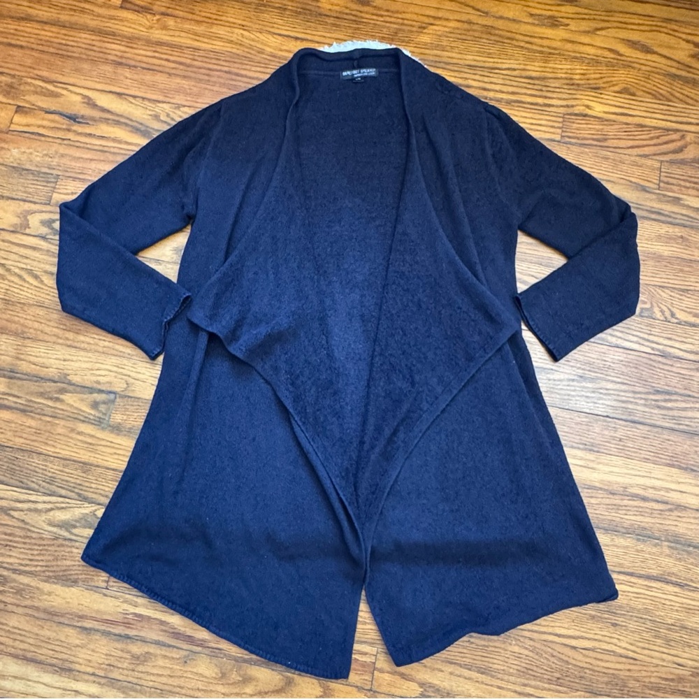Barefoot Dreams  Bamboo Chic Lite Long Cascade  Cardigan Black L/XL